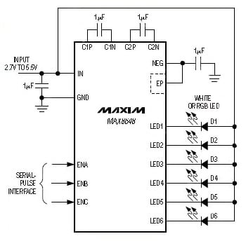 Maxim inverting charge pump Maxim inverting charge pump